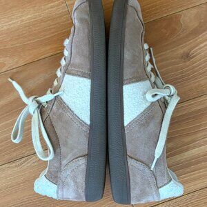 Faux suede sneakers